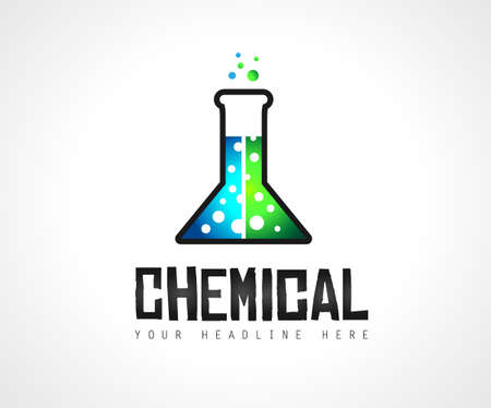 Creative Chemical Colorful  Logo design for brand identity, company profile or corporate logos with clean elegant and modern style.のイラスト素材