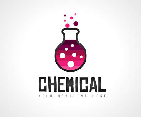 Creative Chemical Colorful  Logo design for brand identity, company profile or corporate logos with clean elegant and modern style.のイラスト素材