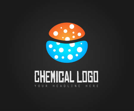 Creative Chemical Colorful  Logo design for brand identity, company profile or corporate logos with clean elegant and modern style.のイラスト素材