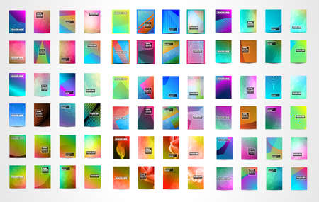 Brochure template, Flyer Design or Depliant Cover for business purposes. Elegant layout with space for text and images.のイラスト素材