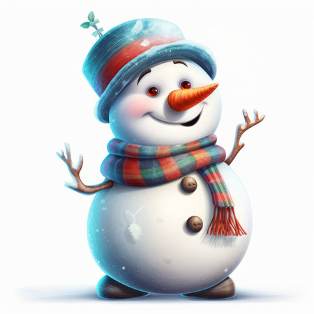 Christmas Themed Character Graphics Element created with Generative AIの素材