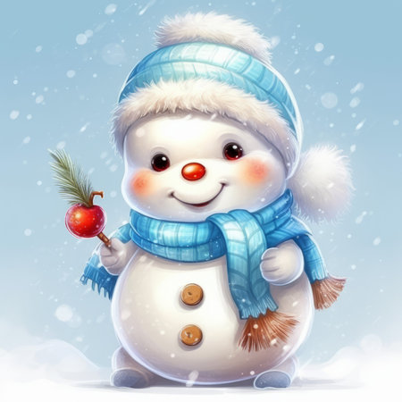 Christmas Themed Character Graphics Element created with Generative AIの素材