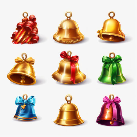 Christmas Themed Character Graphics Element created with Generative AIの素材
