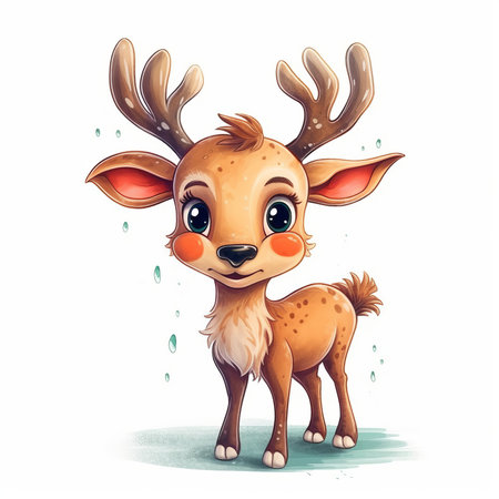 Christmas Themed Character Graphics Element created with Generative AIの素材