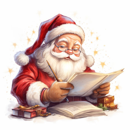 Christmas Themed Character Graphics Element created with Generative AIの素材
