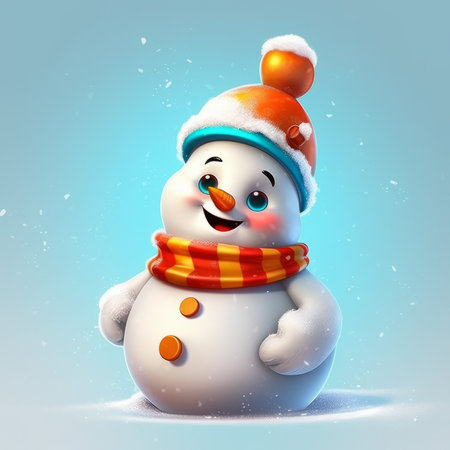 Christmas Themed Character Graphics Element created with Generative AIの素材