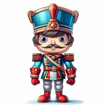 Christmas Themed Character Graphics Element created with Generative AIの素材