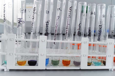 Laboratory test for carbohydrate and protein determination: lugol, biuret, xanthoproteic, molish,...