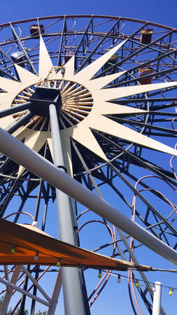 Anaheim, California, United States; 05/22/2017: Micke's Fun Wheel at California Adventure Disney Parkのeditorial素材