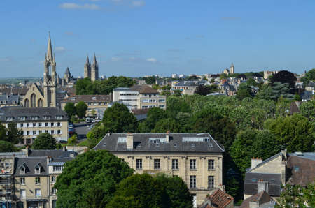 Caen saw the walls of the Ducal Castle (Normandy)