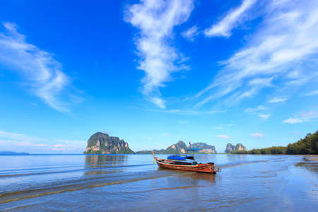 Beautiful beach at Pakmeng ,Trang,Thailandの写真素材