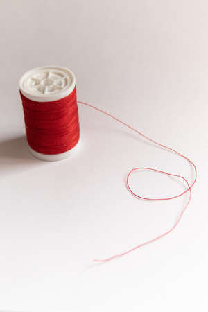 Red thread that symbolizes the chinese legend of the fate