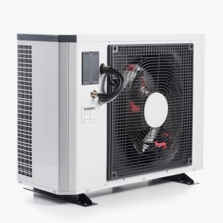 Modern heat pump, AI generatedの素材