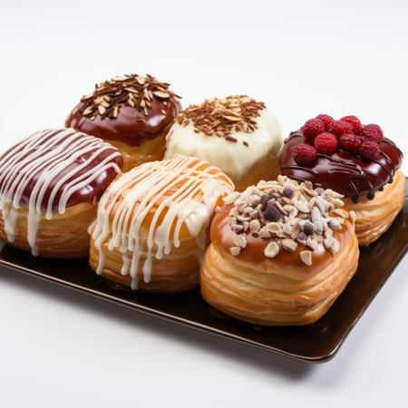 assorted Christmas sweets, AI generatedの素材