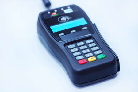 The payment terminal for payment of pur.の写真素材