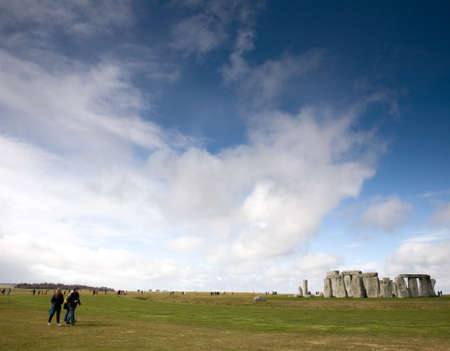 Stonehenge Neolithic monument, Wiltshire, UKのeditorial素材