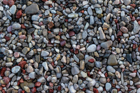 Sea Stone Pattern, Texture, next to the Adriatic Sea in Petrovac, Montenegro.