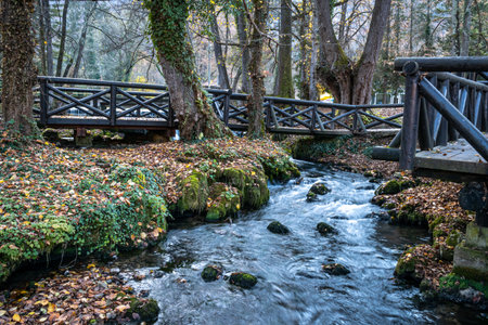 Vrelo waterfall in Perucac, Taraの写真素材