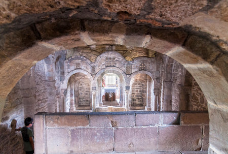 Saint Christina of Lena. Asturias. Spainの写真素材