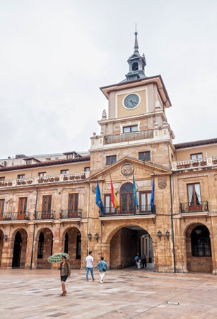 City Hall. Oviedo. Asturias. Spainの写真素材