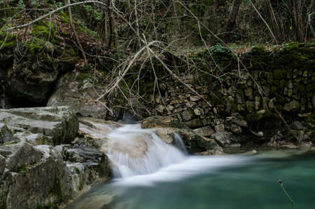 a little mountain like in Imperia a city in Liguriaの写真素材