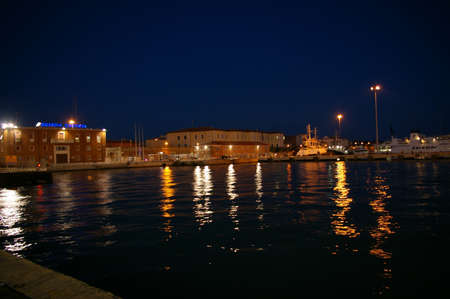 The Port of Livorno, italyのeditorial素材