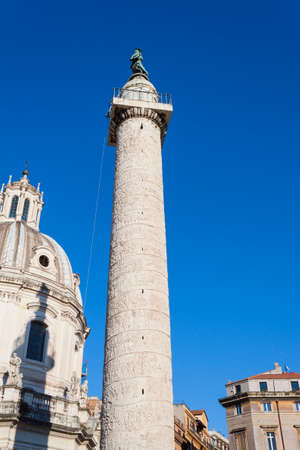 Trajan's Column - Romeの写真素材
