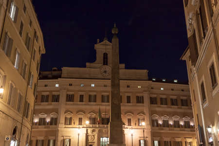 Palazzo Montecitorio - Romeのeditorial素材
