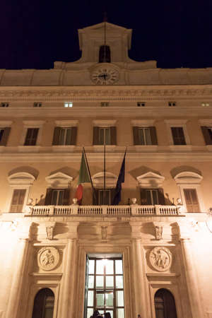 Palazzo Montecitorio - Romeのeditorial素材