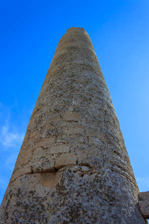 Ruin of Greek Temple Column - Sicily, Italy