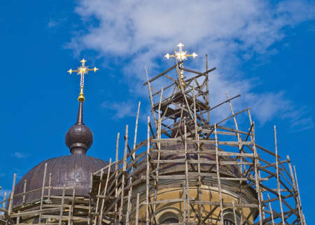 The Blagoveshchensk cathedral in Nezhin is constructed in ÕVII century. Means were allocated with metropolitan Stefan Yavorsky.の写真素材