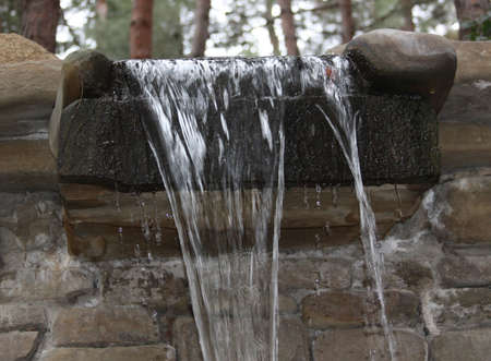 It is one of artificial falls of Crimea (Alushta).の写真素材