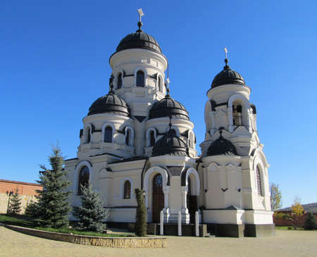 Church of St. Nicholas the Wonderworker in Capriana Monastery の写真素材