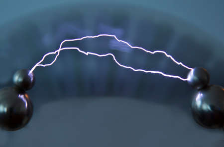 This artificially created by an electrical discharge in the air