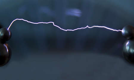 This artificially created by an electrical discharge in the air