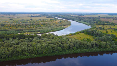View of the Desna River near the city of Chernigov The Desna River originates in Russia and flows...