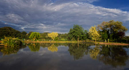 lake viewの写真素材