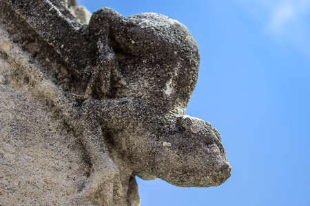 Bizarre statues ornamentの写真素材