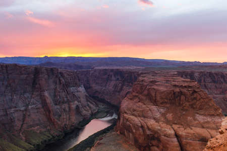 Beautiful view on the Lake Powell, USAの写真素材