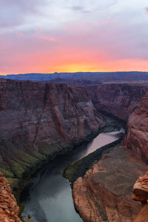 Beautiful view on the Lake Powell, USAの写真素材