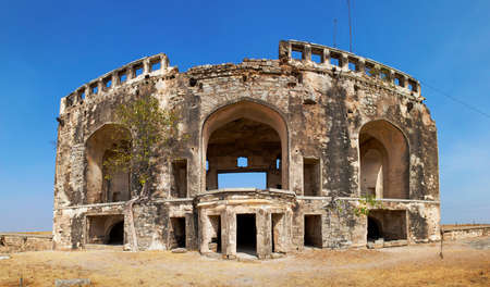 Bhongir Fort, Andhra Pradesh, Indiaの写真素材