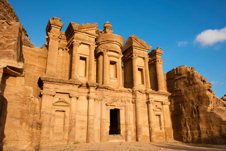 Ad Deir, The Monastery Temple of Petra, Jordanの写真素材