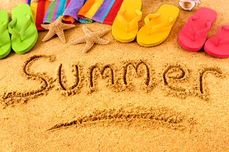 Summer beachの写真素材
