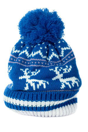Blue ski hatの写真素材