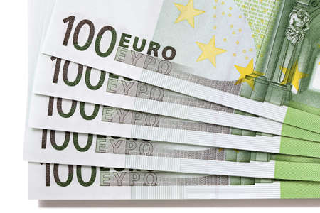 Euro 100 banknotes