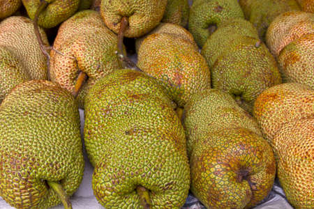 Jackfruit on Fruit Stand in Tropical Country