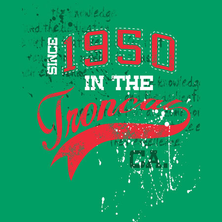 Sporting designs for clothing and many more itemsのイラスト素材