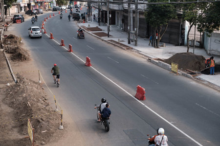 Morning activities in Malang city on July 31st, 2022のeditorial素材