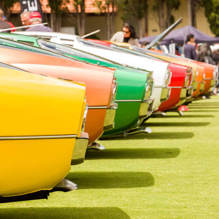 The  Alfa Romeo Owners Club of Australia hosted the Alfa Romeo Spettacolo, an annual high-end car show, at Wesley College in Melbourne, Australia on November 29, 2015.のeditorial素材