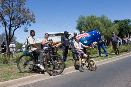 MELTON, VICTORIA/AUSTRALIA - NOVEMBER 2015: Anti Racism protesters violently clashed with reclaim australia groups rallying agsint Mulsim immigration.のeditorial素材